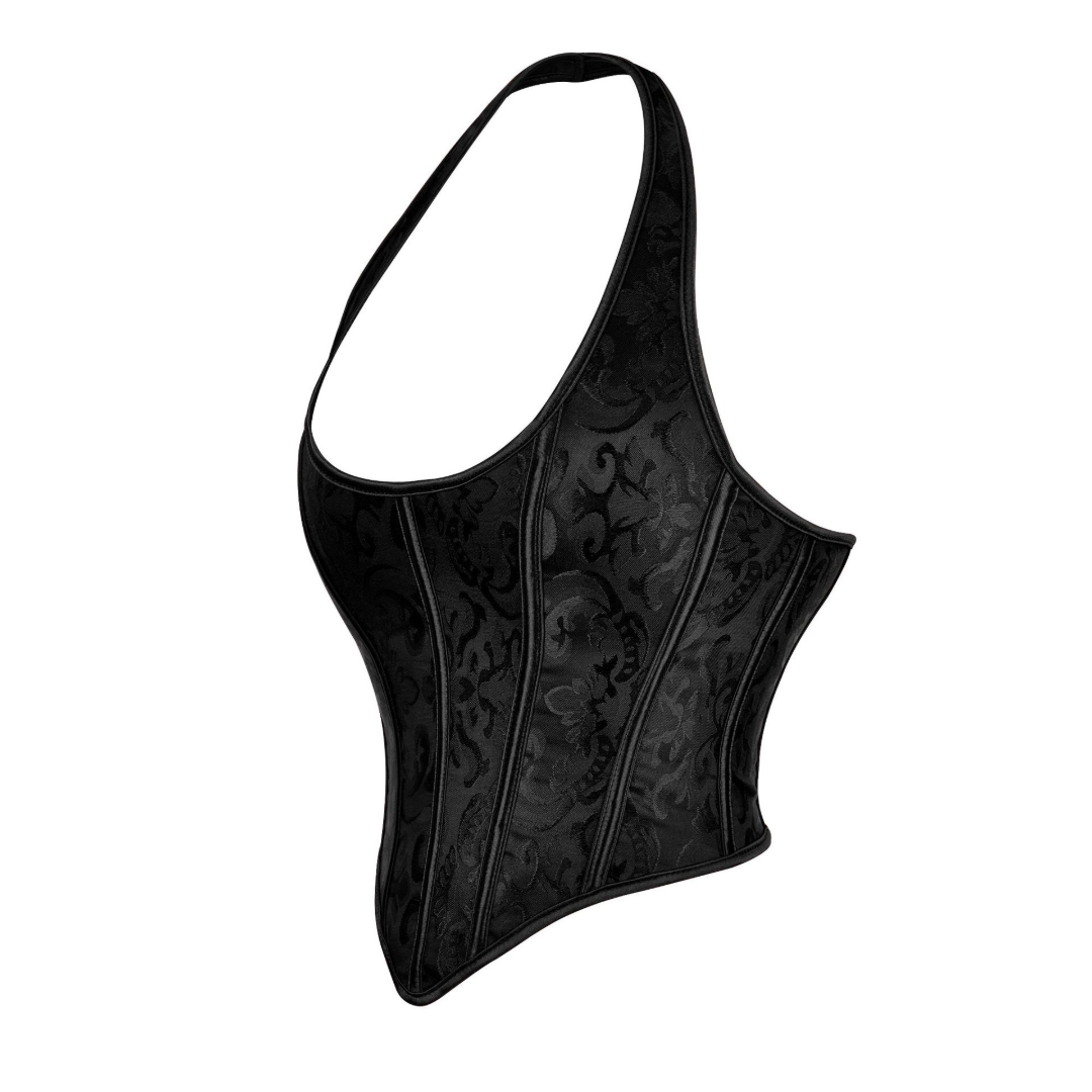 Sexy Jacquard Overbust Corset | JAMSHAPE