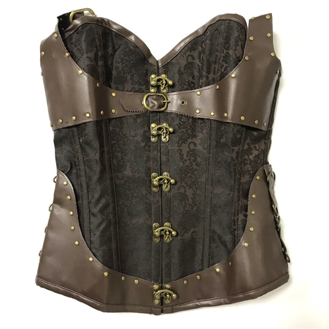 Halter Neck Gothic Palace Overbust Corset | JAMSHAPE