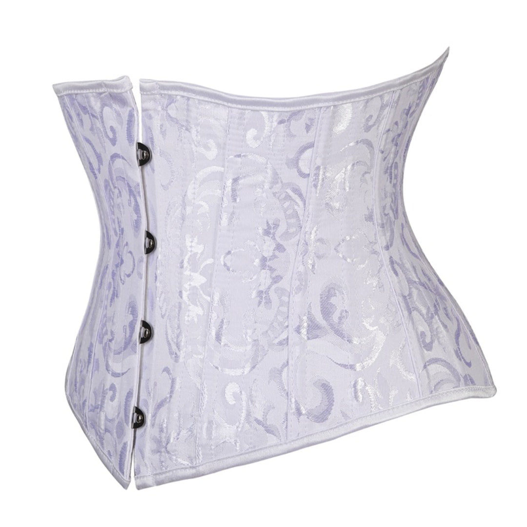 Waist Trainer Floral Pattern Underbust Corset | JAMSHAPE