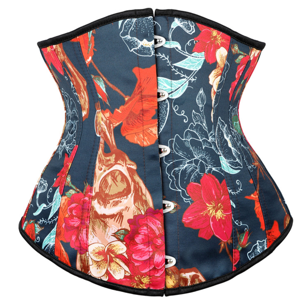 Modern Graffiti Jacquard Underbust Corset | JAMSHAPE