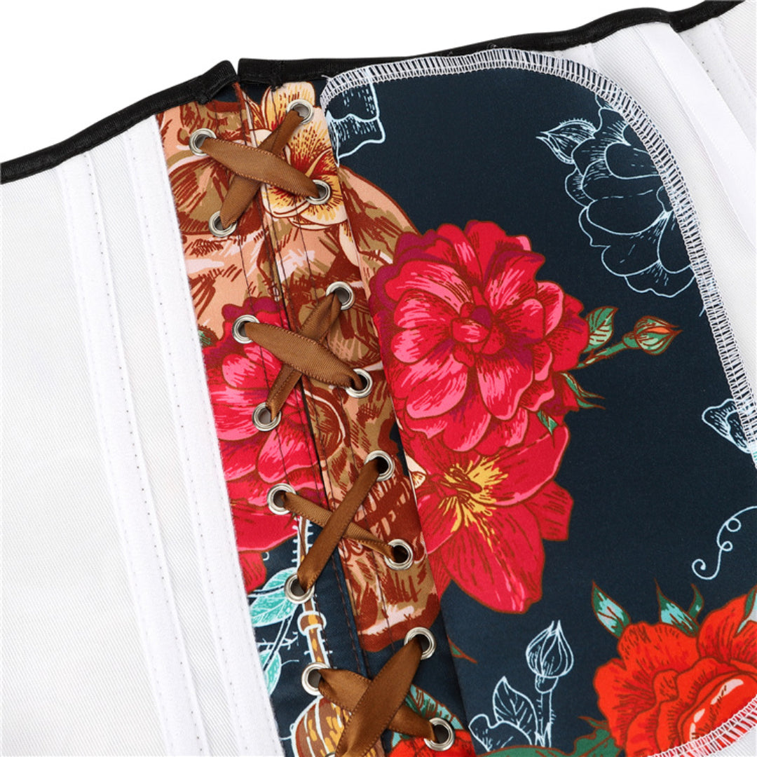Modern Graffiti Jacquard Underbust Corset | JAMSHAPE